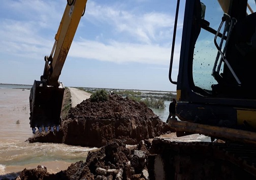 اقدامات پیشگیرانه ستاد بحران بخش بستان در مقابله با سیلاب احتمالی/شرایط در بستان عادی است
