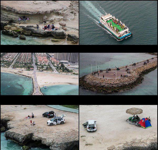 روز طبیعت برفراز جزیره کیش +تصویر
