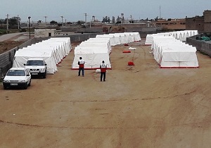 برپایی ۲۹ اردوگاه برای سیل زدگان در خوزستان