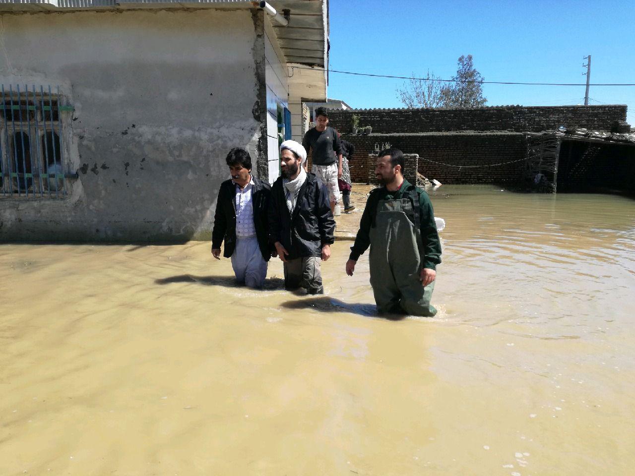 اعزام تیم امدادرسانی هیات رزمندگان اسلام به شهرستان آق قلا