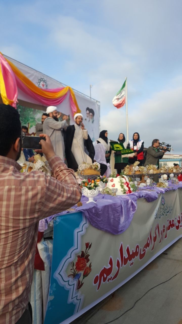 مراسم ازدواج زوج&zwnj;های گلستانی به سبک جهادی در روز عید مبعث