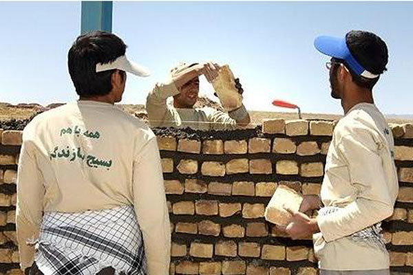 فعالیت گروه های جهادی در شهرستان ریگان