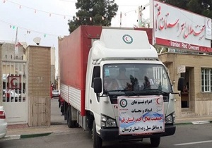 ارسال پنج محموله از قم به مناطق سیل زده لرستان