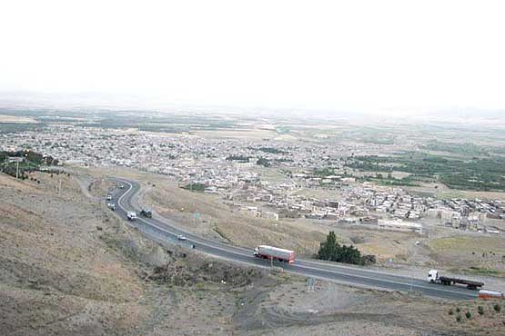 رانش زمین در گردنه اسدآباد