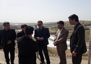 بازدید معاون بهبود تولیدات گیاهی جهادکشاورزی خوزستان از سد کرخه و اراضی کشاورزی اندیمشک