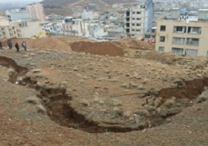 ده میلیارد ریال ، میزان خسارت رانش زمین به شبکه آب روستایی حسین آباد کالپوش