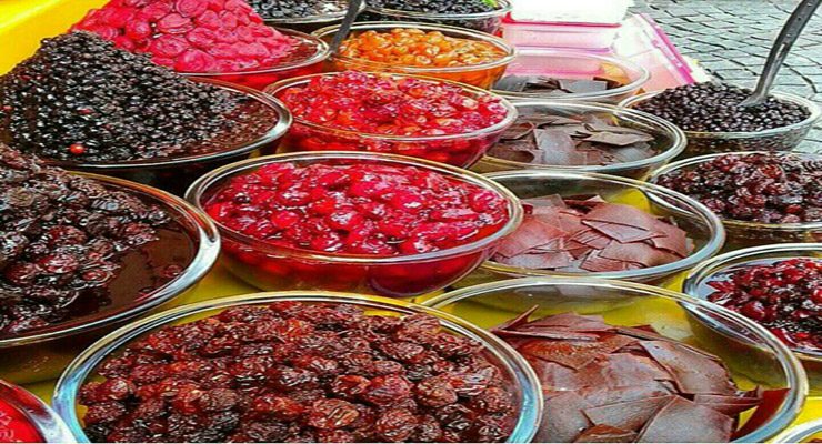 قیمت انواع میوه فرآوری شده در غرفه تره بار