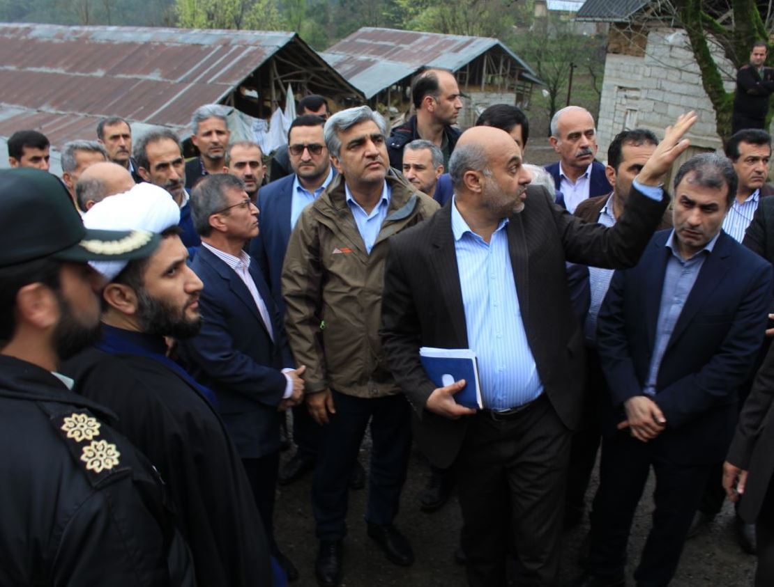 ساکنان مناطق آسیب دیده تا پایان مطالعات در مکان دیگری اسکان داده می‌شوند