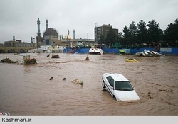 سیل کاشمر را به زحمت انداخت