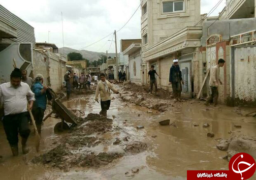 لرستان سیل زده در قاب تصویر