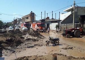 آخرین جزئیات امدادرسانی نیروهای آتش نشانی در مناطق سیل زده
