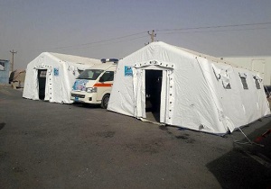 اولین بیمارستان صحرایی کردستان در اهواز برپا می شود