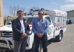 اختصاص یک دستگاه خودرو امداد ونجات به هلال احمر مهاباد