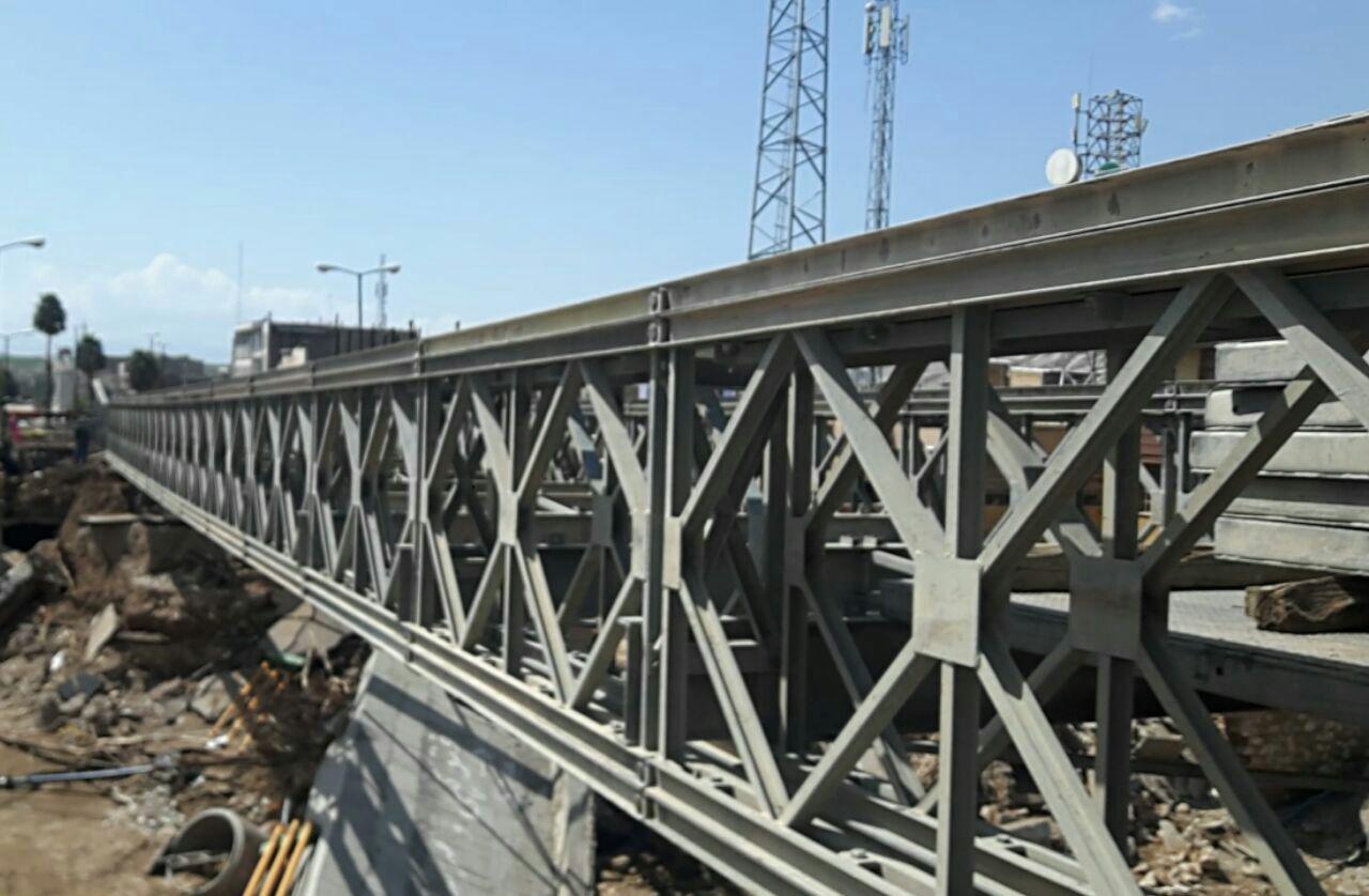 احداث پل هفت تیر پلدختر در ۴۸ ساعت توسط نیروی زمینی ارتش