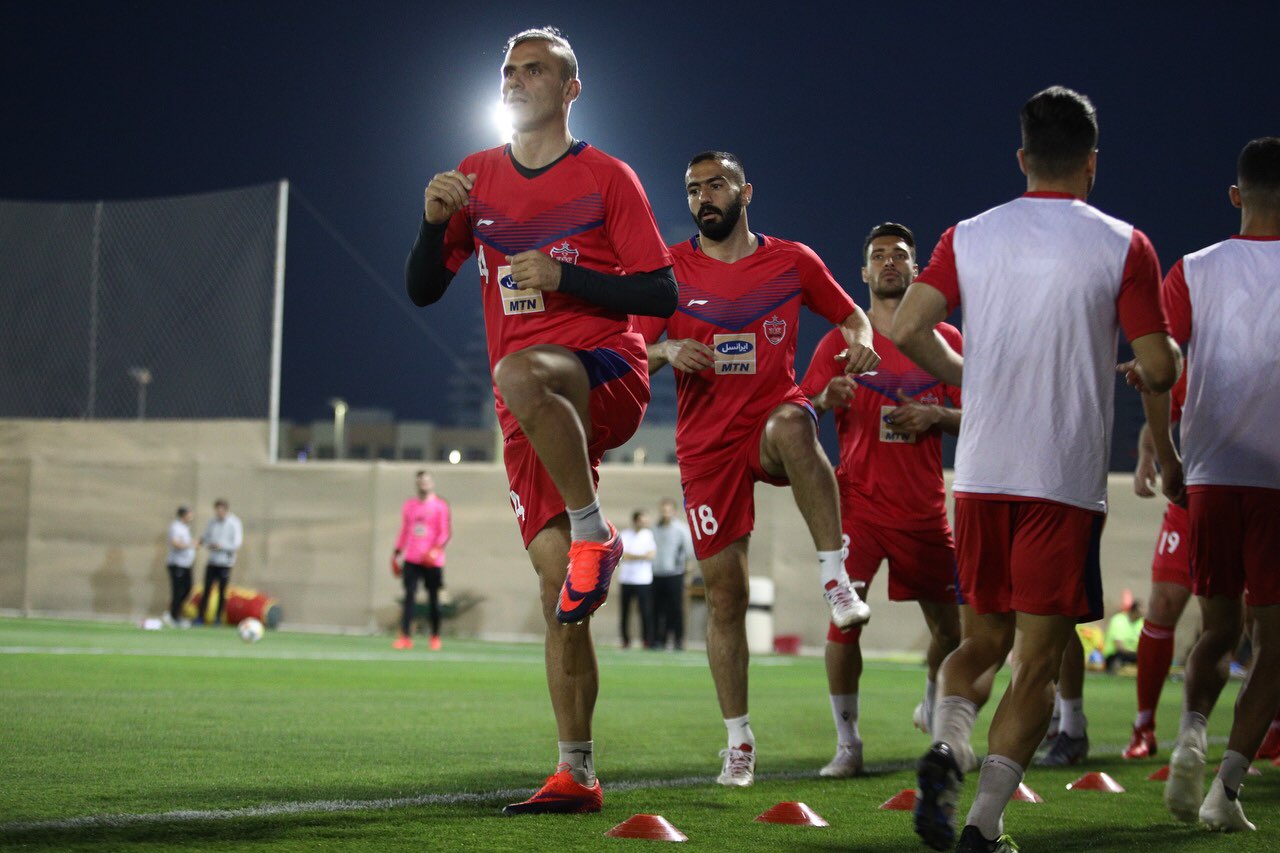 تمرین پایانی پرسپولیس در ساعت برگزاری دیدار با الاهلی