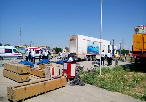 بیمارستان ۵۰ تختخوابی صحرایی در حمیدیه برپا شد