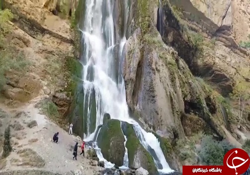 آبشار آب سفید عروس آبشار&zwnj;های ایران /حرف&zwnj;هایی از جنس آب از دهان کوه + تصــاویر