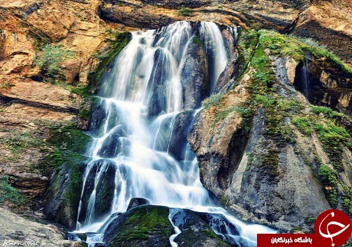 آبشار آب سفید عروس آبشار&zwnj;های ایران /حرف&zwnj;هایی از جنس آب از دهان کوه + تصــاویر
