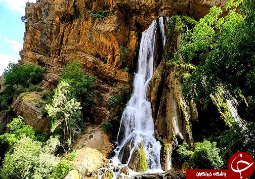 آبشار آب سفید عروس آبشار&zwnj;های ایران /حرف&zwnj;هایی از جنس آب از دهان کوه + تصــاویر