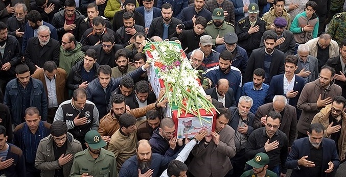تشیع پیکر مطهر دو شهید ناجا در مشهد