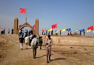 راهیان نور در یادمان شهدای غواص + فیلم