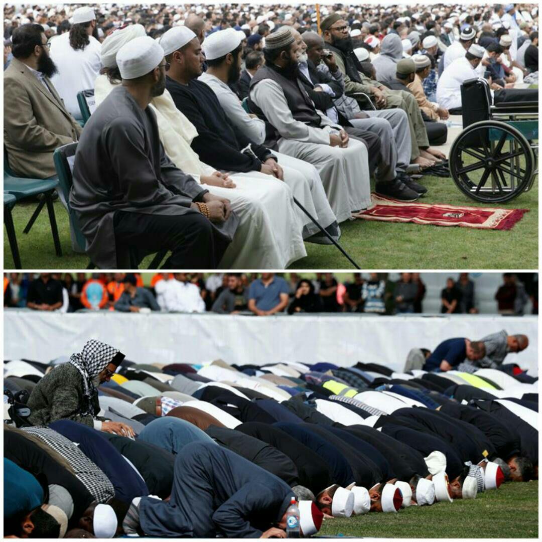 &laquo;آردرن&raquo; در نماز جمعه این هفته نیوزیلند شرکت کرد/ پخش مستقیم اذان از رادیو و تلویزیون این کشور + فیلم