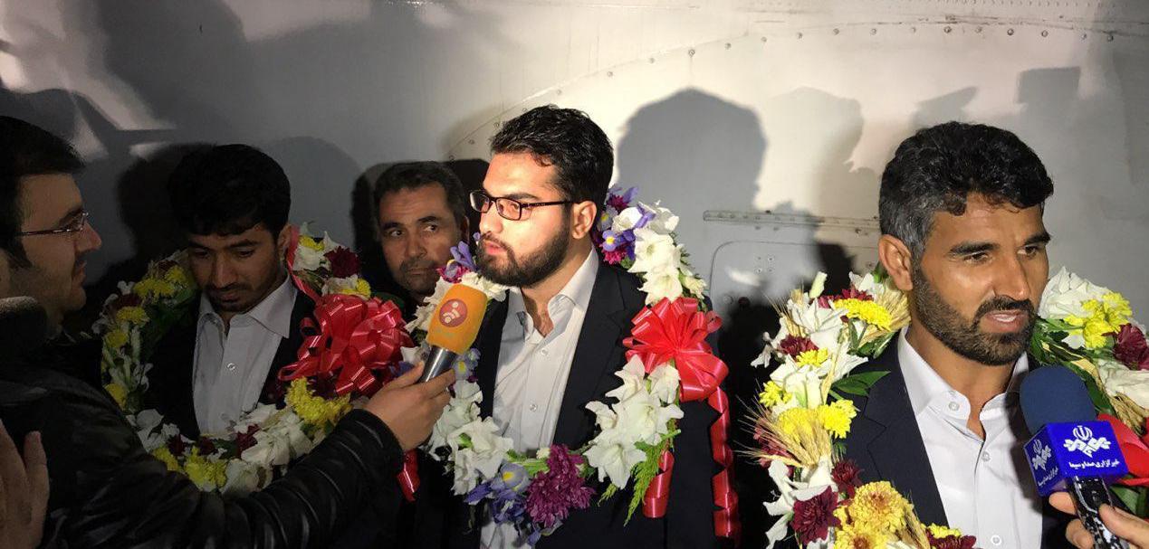 مرزبانان آزاد شده از دست تروریست&zwnj;های جیش الظلم به میهن بازگشتند