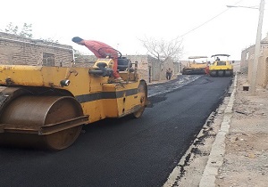آسفالت ۴ هزار مترمربع از معابر شهر قهستان