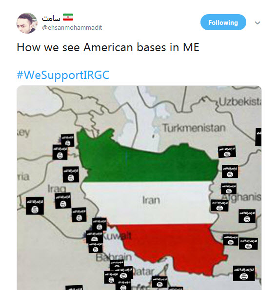 #WeSupportIRGC|اینجا حمایت از سپاه، خط قرمز وطن&zwnj;پرستی است!