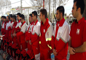 اعزام تیم امداد و نجات آباده به مناطق سیل زده خوزستان