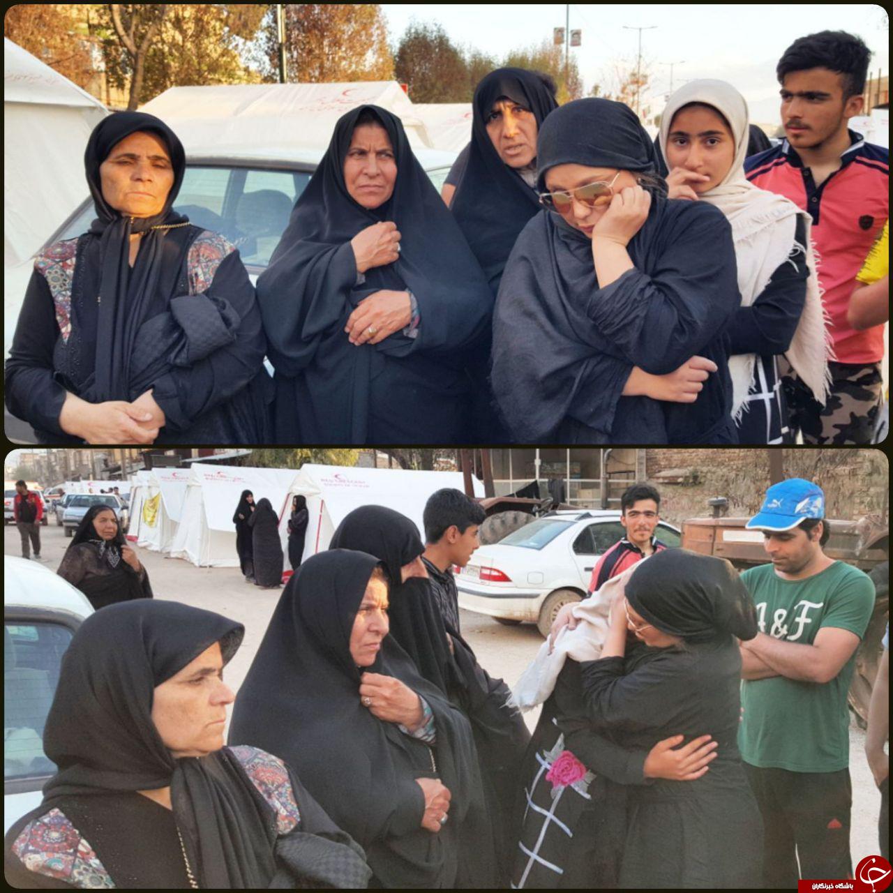 حضور بهنوش بختیاری دربین اهالی مناطق سیل زده پلدختر و ابراز همدردی با آن&zwnj;ها