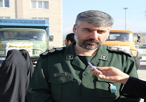 ارسال چهارمین محموله کمک‌های سپاه قزوین به مناطق سیل زده