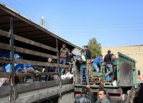 ارسال سه محموله کمک های خیران به به مناطق سیل زده
