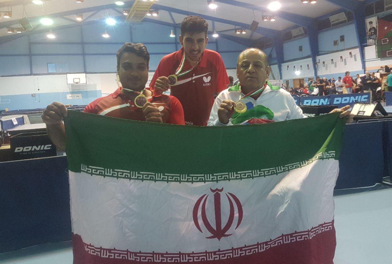 سه مدال طلا دست آورد کاروان تنیس روی میز جانبازان و معلولین کشورمان