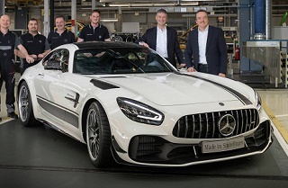 مرسدس تولید سری فیس&zwnj;لیفت AMG GT 2020 را آغاز کرد +تصاویر