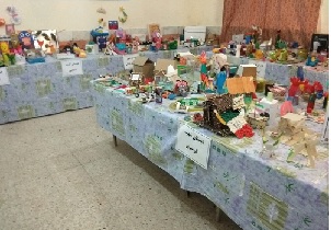 برپایی نمایشگاه ساختنی ها از دور ریختنی ها در باغشهر اسلامیه