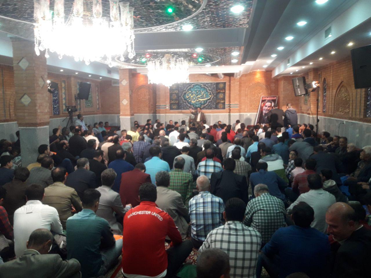 بیت الزهرا (س) میزبان عشاق العباس بود