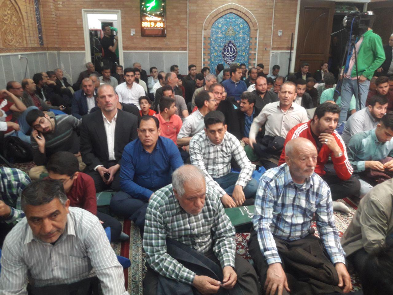 بیت الزهرا (س) میزبان عشاق العباس بود