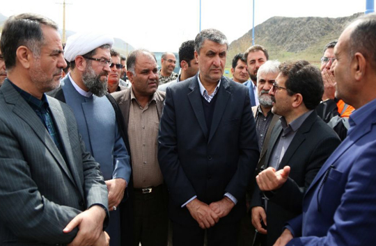 بازدید وزیر راه از مناطق سیل زده چهارمحال و بختیاری