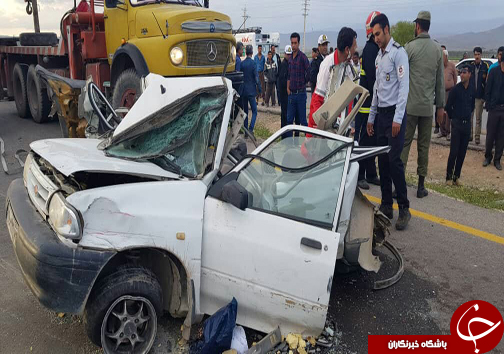 تصادف خونین یک دستگاه مینی بوس حامل دانش آموزان با یک دستگاه خودرو پراید/ ۲۳ نفر کشته و مصدوم شدند