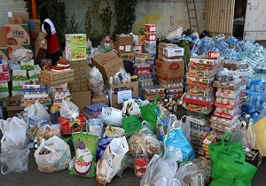 بخش وسیعی از نیازهای سیل زدگان فراهم شد