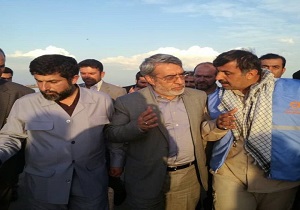 بازدید وزیر کشور از کانال سلمان اهواز