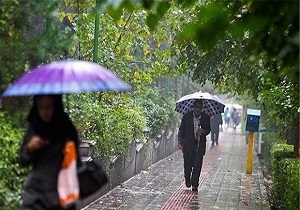 بارش باران در مناطقی از استان اردبیل