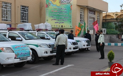 ارسال ۲۰ خودروی حامل محموله کمک&zwnj;های پلیس یزد به سیل زدگان