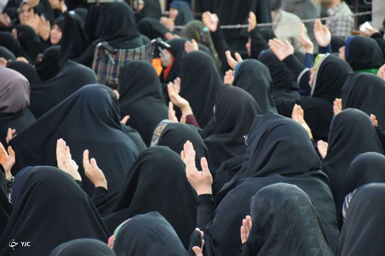 مراسم ویژه هیئت رزمندگان اسلام در بین الحرمین برگزار شد + عکس