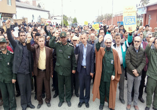 حضور پرشور مردو دیار علویان در حمایت از سپاه پاسداران انقلاب اسلامی +تصاویر