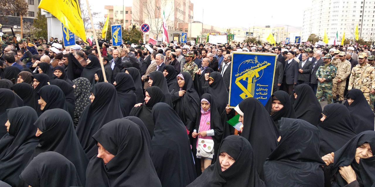 حضور پرشور زنجانی ها در حمایت از سپاه پاسداران انقلاب اسلامی
