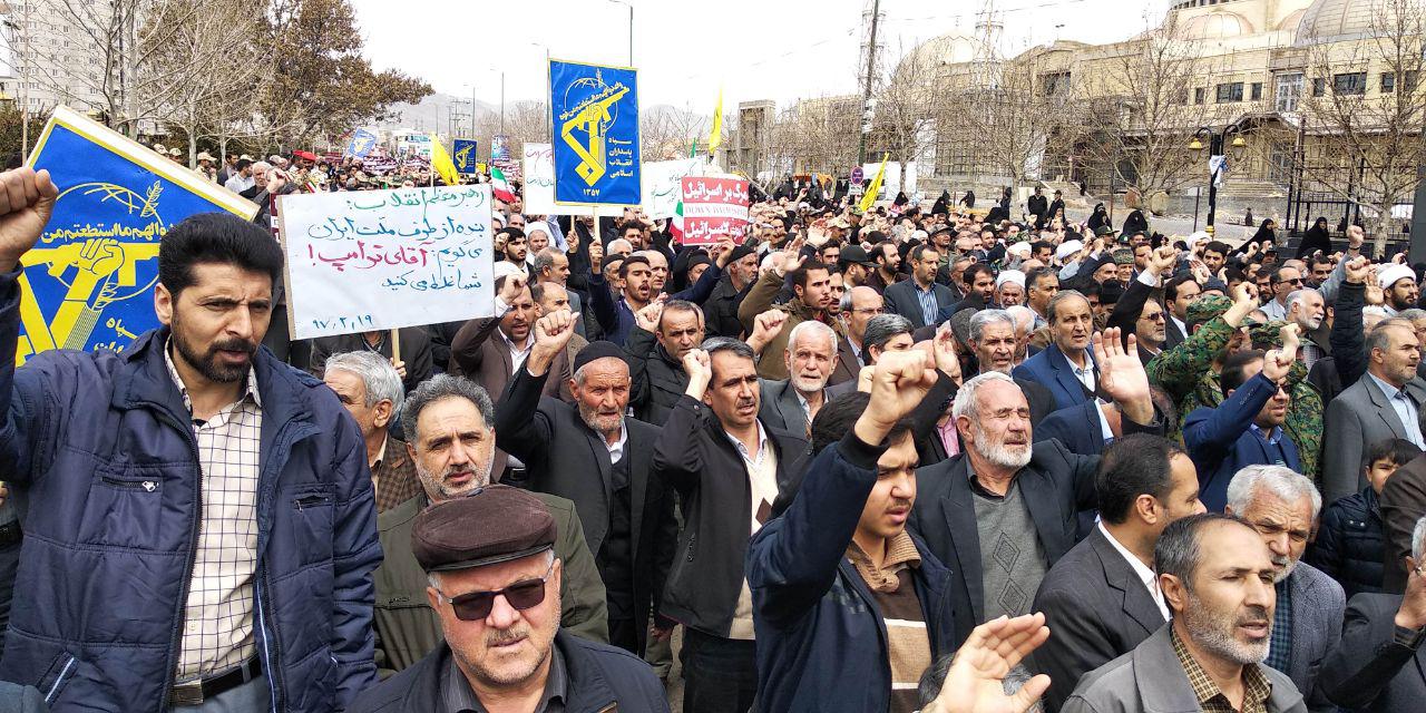حضور پرشور زنجانی ها در حمایت از سپاه پاسداران انقلاب اسلامی