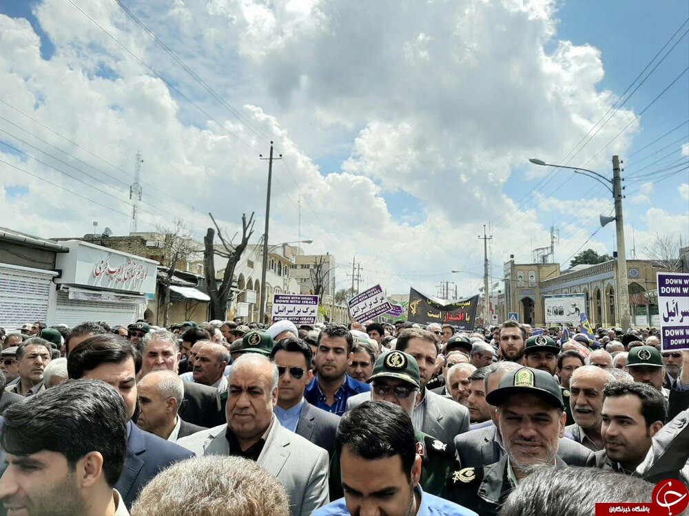 راهپیمایی نمازگزاران کرمانشاهی در حمایت از سپاه پاسداران انقلاب اسلامی