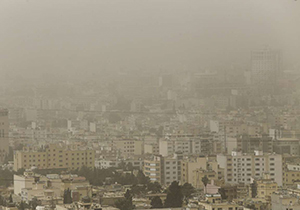 وزش باد شدید در شیراز